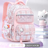 Sanrio Hello Kitty Backpack Mochilas Aestihic Kuromi Lightweight and Large Capacity Korean-Style Cute School Student Bag Gift