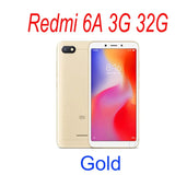 Original Smartphone Xiaomi Redmi 6A 3+32Gb Wholesale Xiaomi Mobile Phones Unlocked Android Google Play Redmi 6 Global Frimware