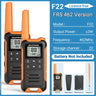 2PCS Baofeng F22 Walkie Talkie Portable Mini Communication Radio Profesional PMR446 /FRS Talkie Walkies Transceiver Radio