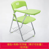 Training chair with table board Conference training room table chair integrated stool Foldable chair Office writing board