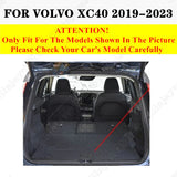 SJ Custom Car Trunk Mat AUTO Tail Boot Tray Liner Cargo Carpet Pad Fit For VOLVO XC60 XC90 XC40 C30 C40 S60  S80 S90 V40 06-2024