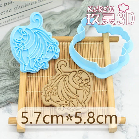 Genshin Impact Neuvillette Cake Tool Animal Cookie Cutter Christmas Cutters Biscuit Stamp Fondant Mould Baking Sugarcraft Molds