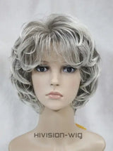 Women Fashion Short Wigs Blonde Brown Black Wig Bob Curly Wigs Real Natural Hair