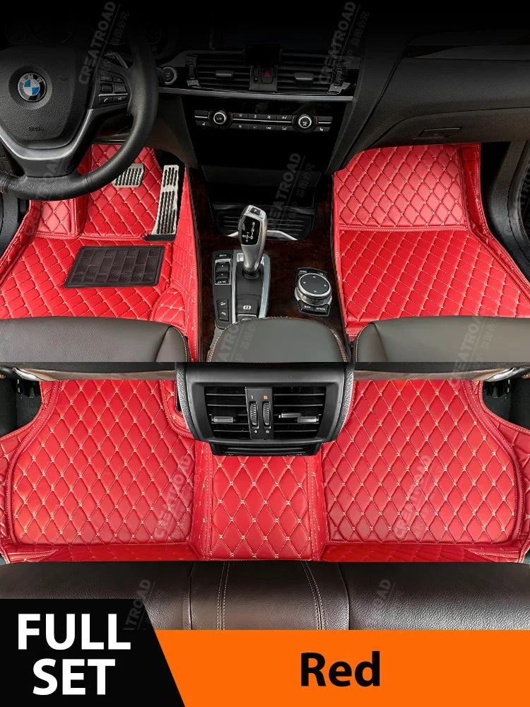 Car Floor Mats For Volkswagen VW Tiguan 2007-2022 MK1 MK2 2.0TSI  280TSI  330TSI 380TSI Custom Auto Carpet interior accessories