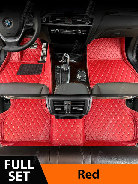 Car Floor Mats For Volkswagen VW Tiguan 2007-2022 MK1 MK2 2.0TSI  280TSI  330TSI 380TSI Custom Auto Carpet interior accessories