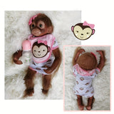 OtardDolls 20" Monkey Reborn Dolls Handmade Cute Reborn Baby Dolls With Soft Touch Realistic Toddler Doll For Kids Birthday