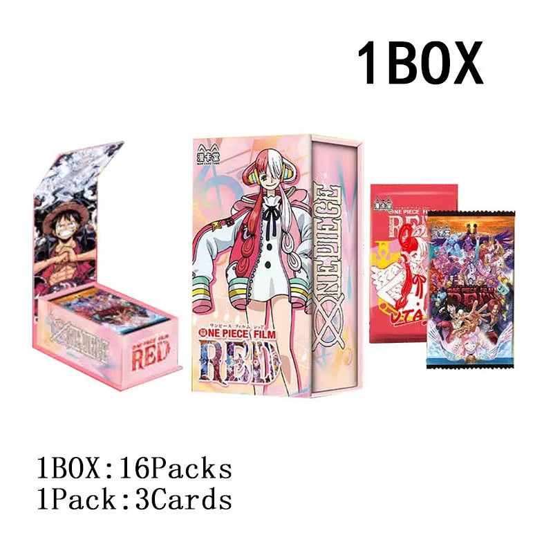 One Piece Collection Cards Box Booster Pack Anime Luffy Zoro Nami Chopper TCG Game Playing Game Cards