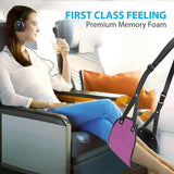 Foot Hammock for Plane Travel Flight Foot Hammock Rest Travel Footrest for Long Flights  Adjustable Desk Swing Leg Hammock