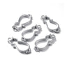 10Pcs/Lot Metal Cat Shape Charms Hollow Frame Blank Pendant Tray Bezel for DIY Epoxy Resin Pendants Jewelry Making Accessories