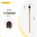 T-ARTE Makeup Brushes Powder Foundation Blusher Eyeshadow Brushes Professional Natural Animal Hair Bamboo Handle Make Up Tools