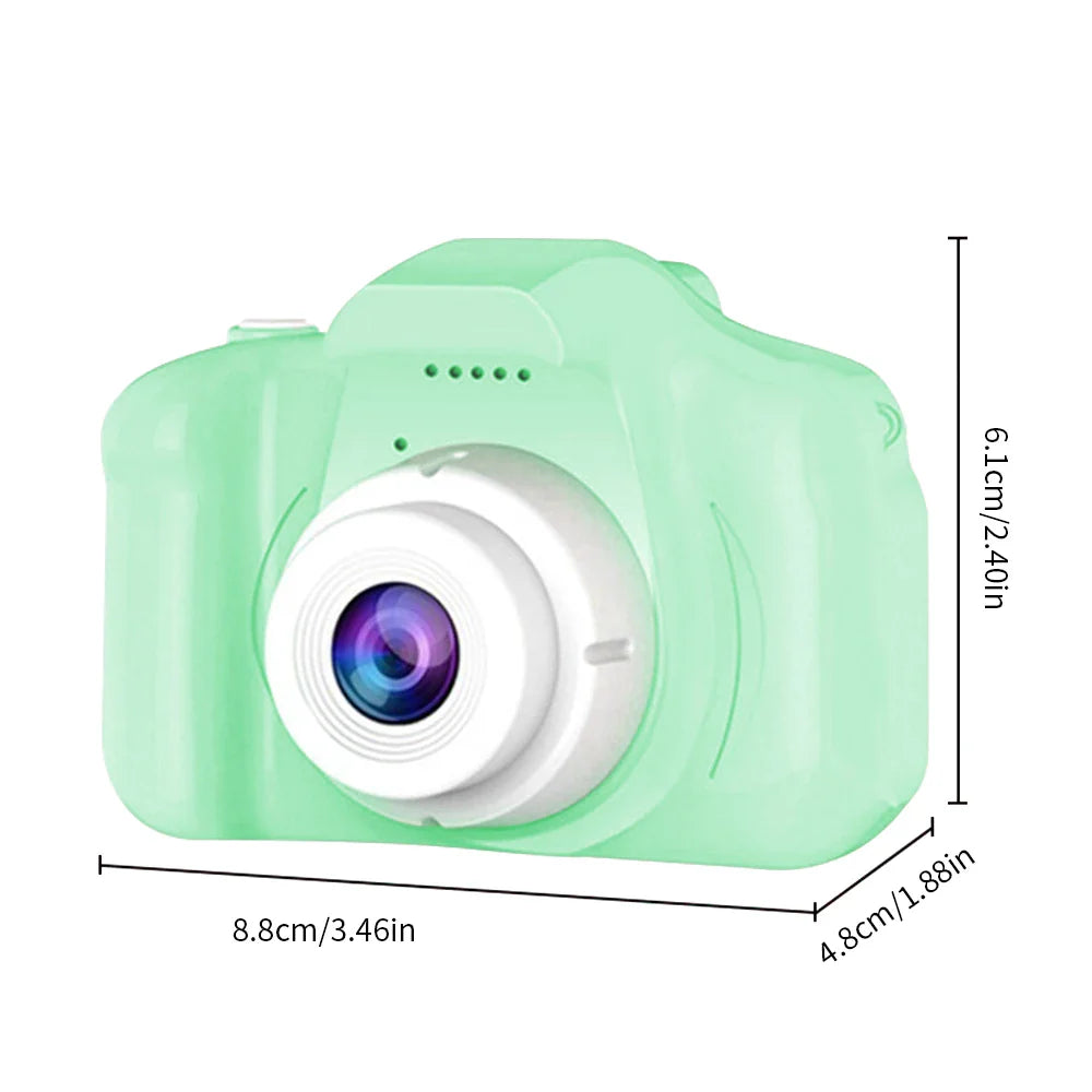 New Multi-Color Mini Children'S Camera Digital Camera Take Pictures Video Small Gift Toys Children Cartoon Video Camera