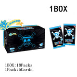 One Piece Collection Cards Box Booster Pack Anime Luffy Zoro Nami Chopper TCG Game Playing Game Cards