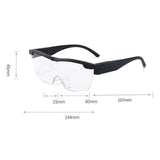 Fashion Design Reading Glasses with Light Magnifying Glasses with Light Led Magnifier Eyeglasses Nighttime Reader Frame Dropship