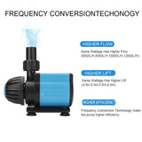 High Power Aquarium AC Variable Frequency Submersible Pump Fish Pond Large Flow Silent Circulating Pump Fish Tank Filter Pumps