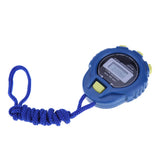 LCD Chronograph Digital Timer Stopwatch Sport Counter Odometer Watch Alarm