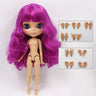 ICY DBS Blyth Doll 1/6 bjd toy joint body tan skin doll 30cm shiny face for DIY custom doll