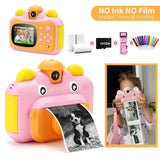 Kids Camera Instant Print Camera for Children 1080P HD Video Photo Camera Toys with 32GB Card