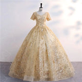 Light Blue prom cocktail dresses The Shoulder Evening Banquet Party Ball Gown Princess Dress Elegant Adult Princess Dress