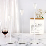 1 Set European Metal Candle Holder Exquisite Candlestick Candelabra Vintage Golden Wedding Decoration Home Living Room Decor