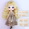 ICY DBS Blyth doll bjd joint body white skin cute Bun face suit 1/6 toy 30cm girl gift anime