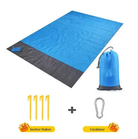 Waterproof Beach Mat Sand Free Blanket Camping Outdoor Picknick Tent Folding Cover Bedding Pocket Picnic 200x210cm Camping Chair