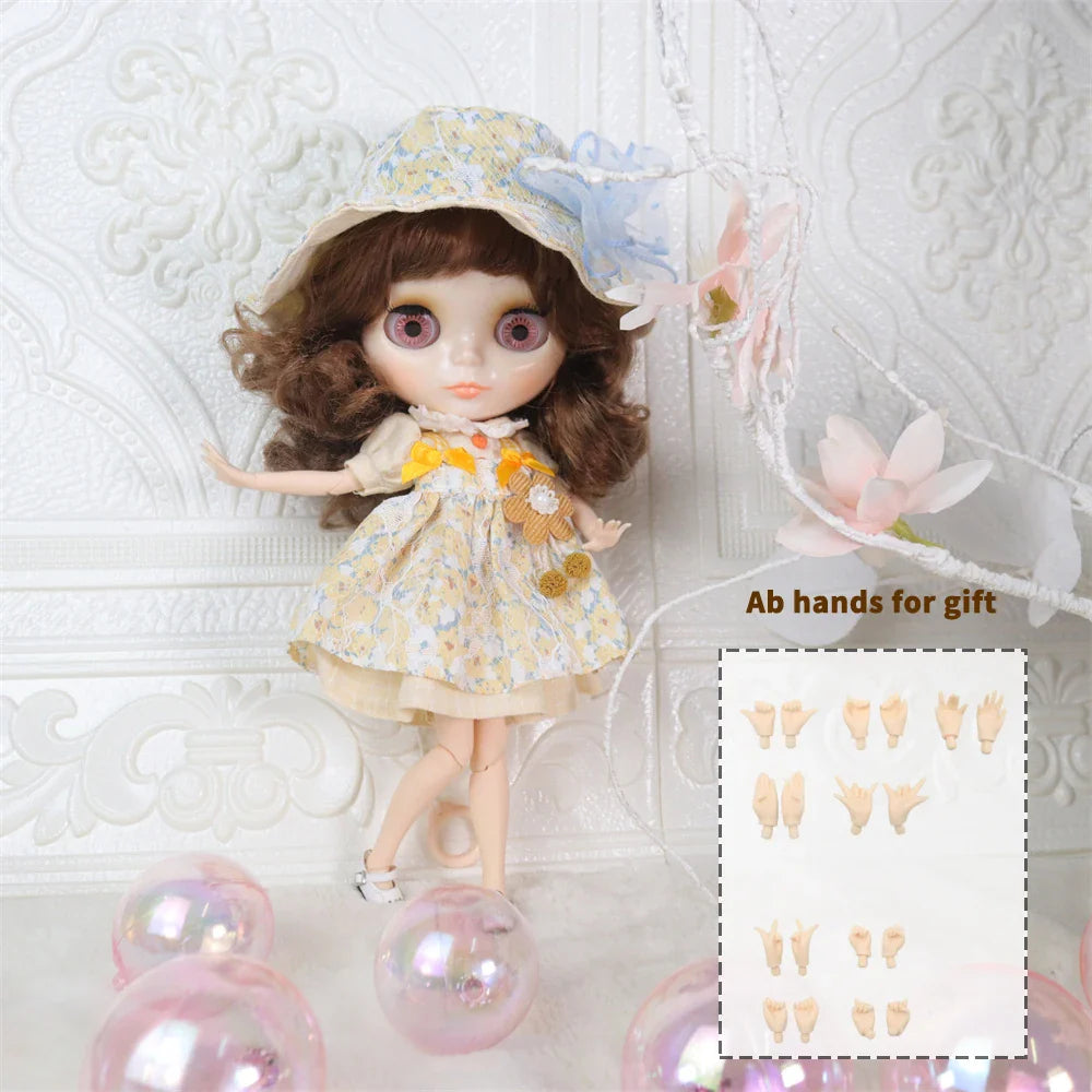 ICY DBS 10th Anniv Blyth doll 30cm 1/6 BJD toy glossy/matter shiny face colorful hair joint body