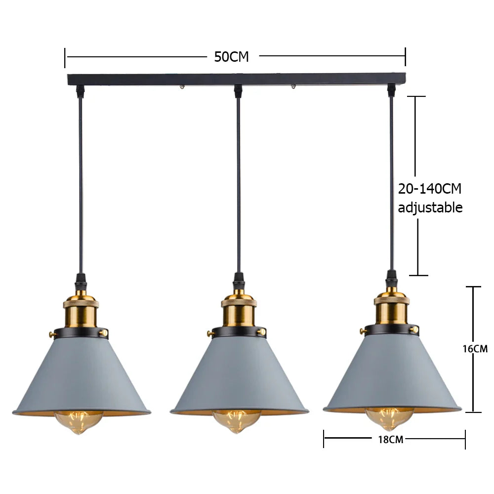 New Style Pendant Lights Loft Russia Pendant Lamp Retro Hanging Lamp Lampshade For Kitchen Dining Bedroom Home Lighting E27