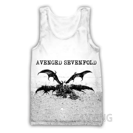 New Fashion Women/Men's 3D Print  Avenged Sevenfold  Rock Tank Tops Harajuku  Vest  Summer Undershirt Shirts Streetwear   V01