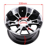 ATV parts 12 inch aluminum alloy front and rear wheels suitable for four-wheel kart UTV all-terrain vehicle 12-inch tires