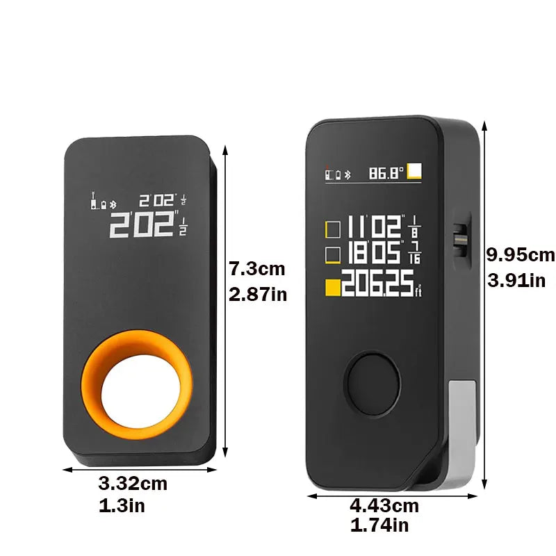 New Laser Tape Measure, Smart Laser Rangefinder, 50/30M, OLED Display, Laser Distance Meter, Connect To APP To Draw