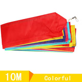 10M / 15M kite Tail Rainbow Triangle Stunt Kite Accessories Toy Children Outdoor Recreation Sports Kite Long Tail