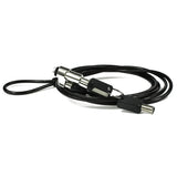 Manufacturer New Anti-thief Security Cable Wedge Laptop Lock With Key for Dell Notebook PC and Laptop Computer