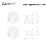 AUBESS Tuya Zigbee Fingerbot Plus Smart Switch Button Pusher Smart Home Timer Smart Life Voice Control Alexa Google Home Alice