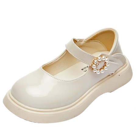 Toddlers Girls Leather Shoes Children‘s Party Flats for Kids Loafers Bowtie 4-9y 2023 New Arrival ZY95-96