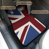 Custom Made Car Floor Mats Front & Rear Set Union Jack For Mini Cooper 2007-2023 R55 R56 R57 R60 R61 F54 F55 F56 F57 F60 Clubman