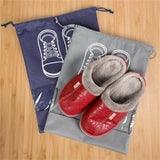 Waterproof Shoe Storage Bag, Thicken Non-woven Fabric, High Quality, Travel, Moisture-proof, Dustproof, Customized Logo, 10Pcs