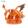 Anime Pokemon Figure Charizard Squirtle Bulbasaur Vulpix Scenes Special Effects Version Figurine Toys PVC Model Collection Dolls