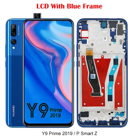 6.59" Original For Huawei Y9 Prime 2019 LCD STK-LX3 L21 Display Touch Screen Digitizer Assembly For Huawei P Smart Z LCD