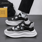 Chunky Sneakers Mens Designer Running Shoes Fashion Casual Microfiber Leather Fabric Breathable Height Increased Platform Shoes