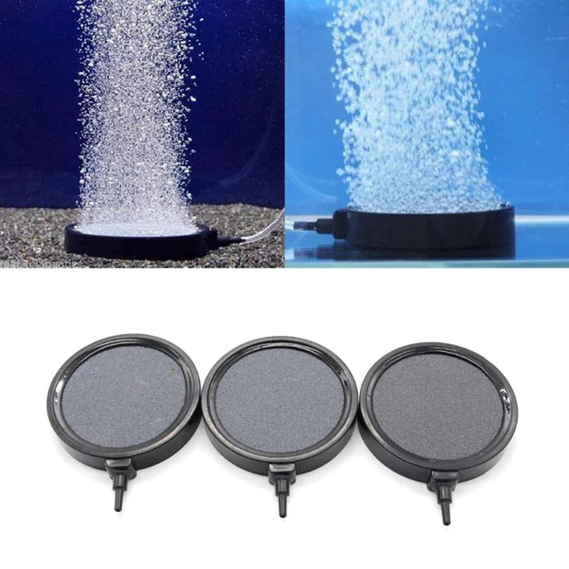 Fish Tank Aquarium Accessories Equipment Aeration  Air Bubble Stone Round Durable  Air Pump  1 Pcs