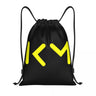 Mbappes Soccer Drawstring Backpack Women Men Sport Gym Sackpack Foldable French KM Football Shopping Bag Sack