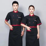 Long Sleeve Chef's Work Clothes Restaurant Hotel Work Clothes