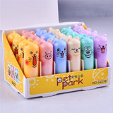 24pcs/set Moisturizing Colourless Lip Balm Natural Plant Sphere Lip Gloss Fruit lipstick Cute smile face Makeup lip oil