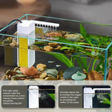 Submersible Water Filter Pump 3 In 1 Multi-Functional Aquarium Pumps Long-Lasting Filtration Water Oxygenation Filter