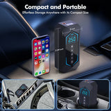 Car Tire inflation pump Portable Air Compressor Wireless Automobile Air Pump 150PSI with 7500mAh Rechargeable Battery LED Light