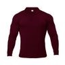 Brand Polo-Shirts Long Sleeve Male Cotton Solid Fitness Mens Slim Fit Fashion Autumn Breathable Polo Shirt