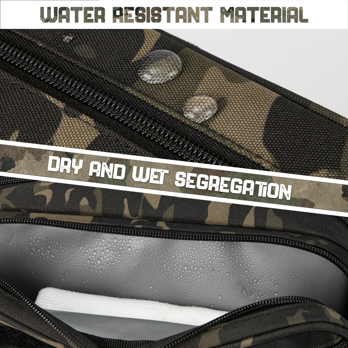 QT&QY Tactical Toiletry Bag For Men Hygiene Bag Military Tool Molle Pouches Small Dopp Kit Mens Shaving Kit Travel shower Bag