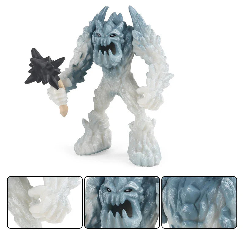 New Mythical Animal model dragon figurines ice devil ocean octopus monster Phoenix action Figure Children's Collection Toy Gifts