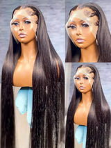 Straight Lace Frontal Wig Human Hair Wigs For Women 34Inch 13X4 Bone Straight Human Hair 5X5 Glueless Wig Human Hair