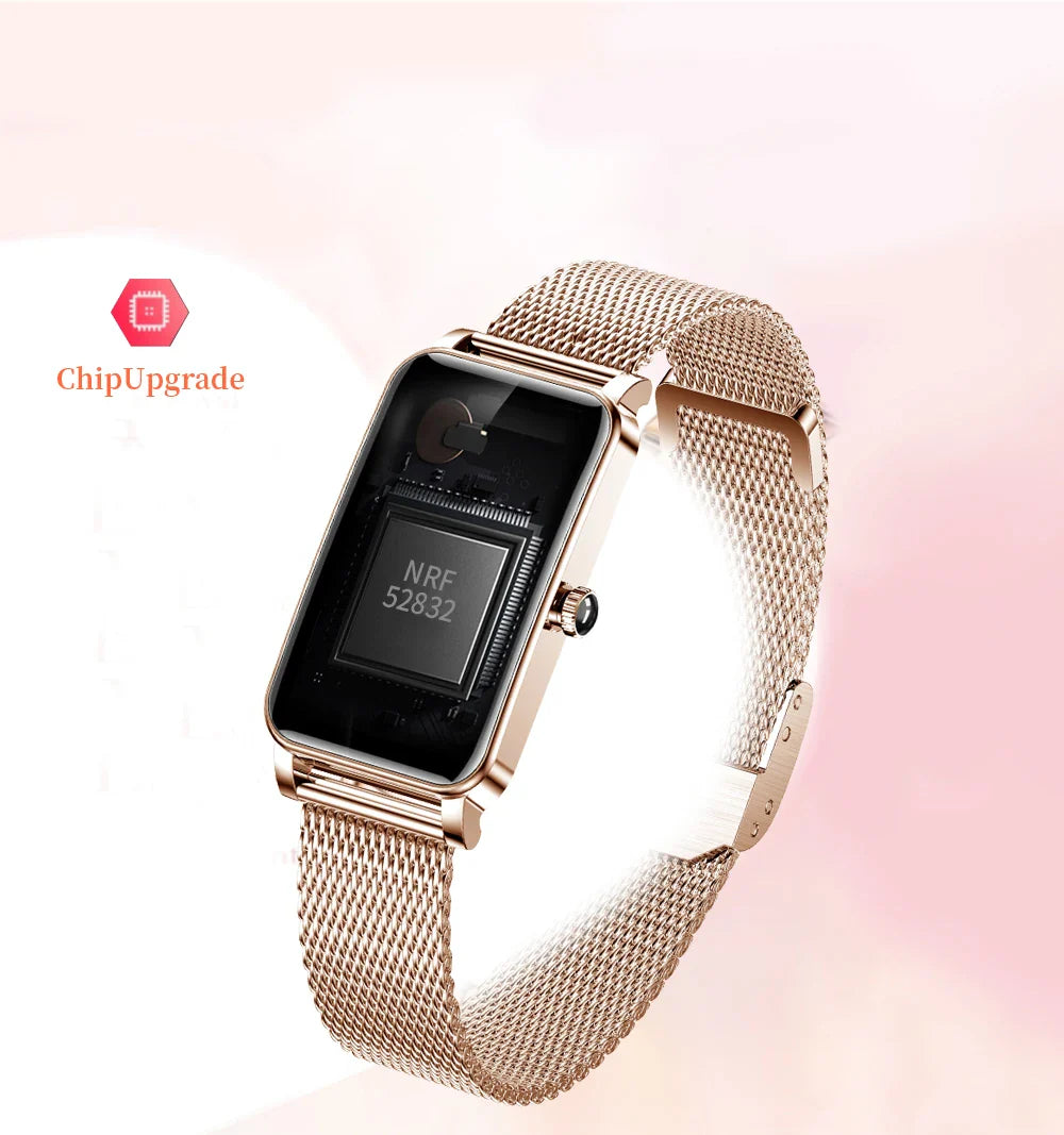 Smart Watch ZX19 Fashion Sports Watch Fitness Tracker Heart Rate Blood Pressure Female Women Sports Smartwatch for IOS Phone